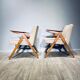 Pair of armchairs "Bunny" Proj. Józef Chierowski "Bunny" 1960'
