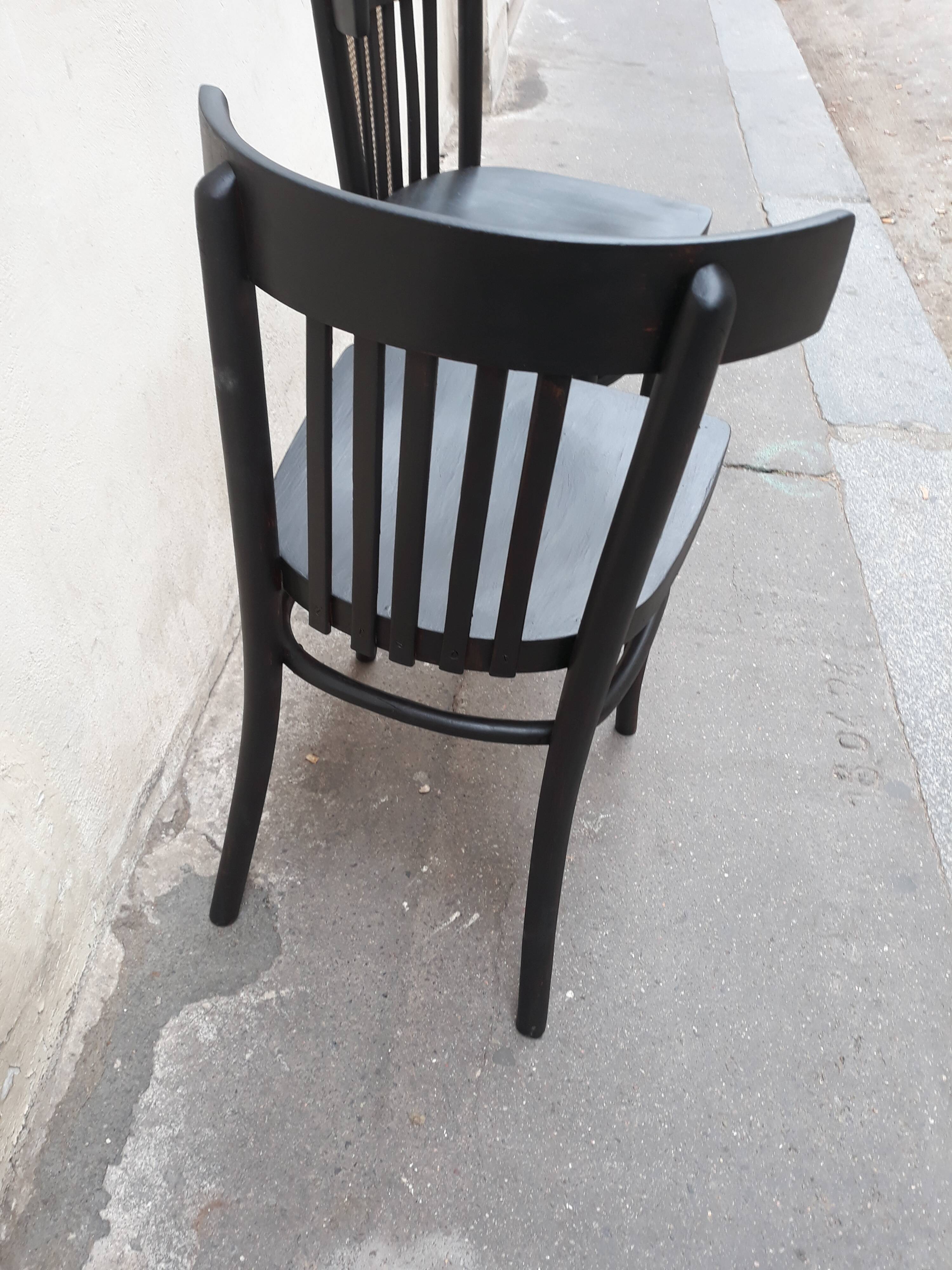 Pair of vintage bistro chairs