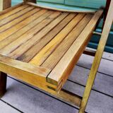 Ensemble de 3 chaises pliantes en hêtre