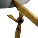 Oscar Torlasco, lampe de bureau en laiton, Prod. Lumi, vers 1960
