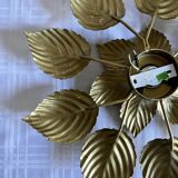 Wall lamp or ceiling lamp golden flower