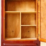 Medicine cabinet in red lacquered wood “Blood of beef”, Circa 1930