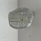 Sculptural Flower holder in Clear Glass , very decorative & unusual