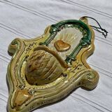 Green heart holy water font "Le Stanze Del Gattopardo"