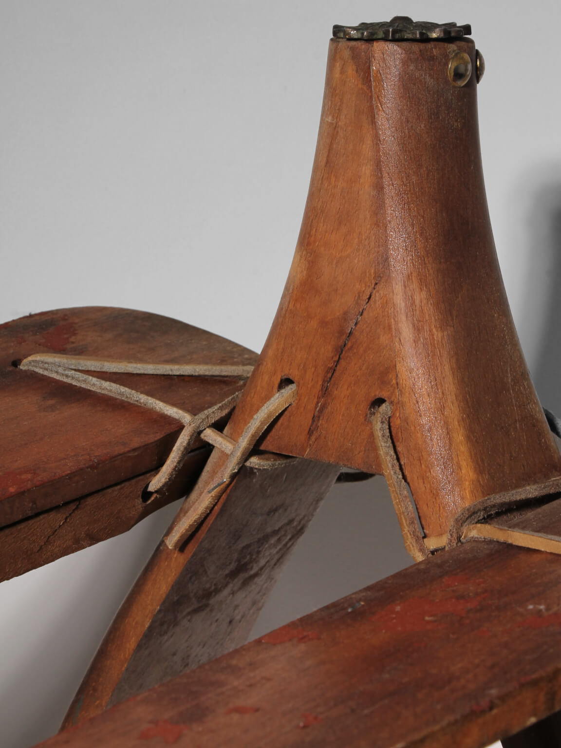 Cowhide Camel Saddle Stool