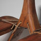 Cowhide Camel Saddle Stool