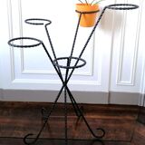 Wrought iron plant holder 1950s