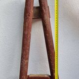 Antique rustic wooden decorative ladder, 155 cm