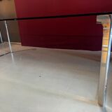 Glass coffee table