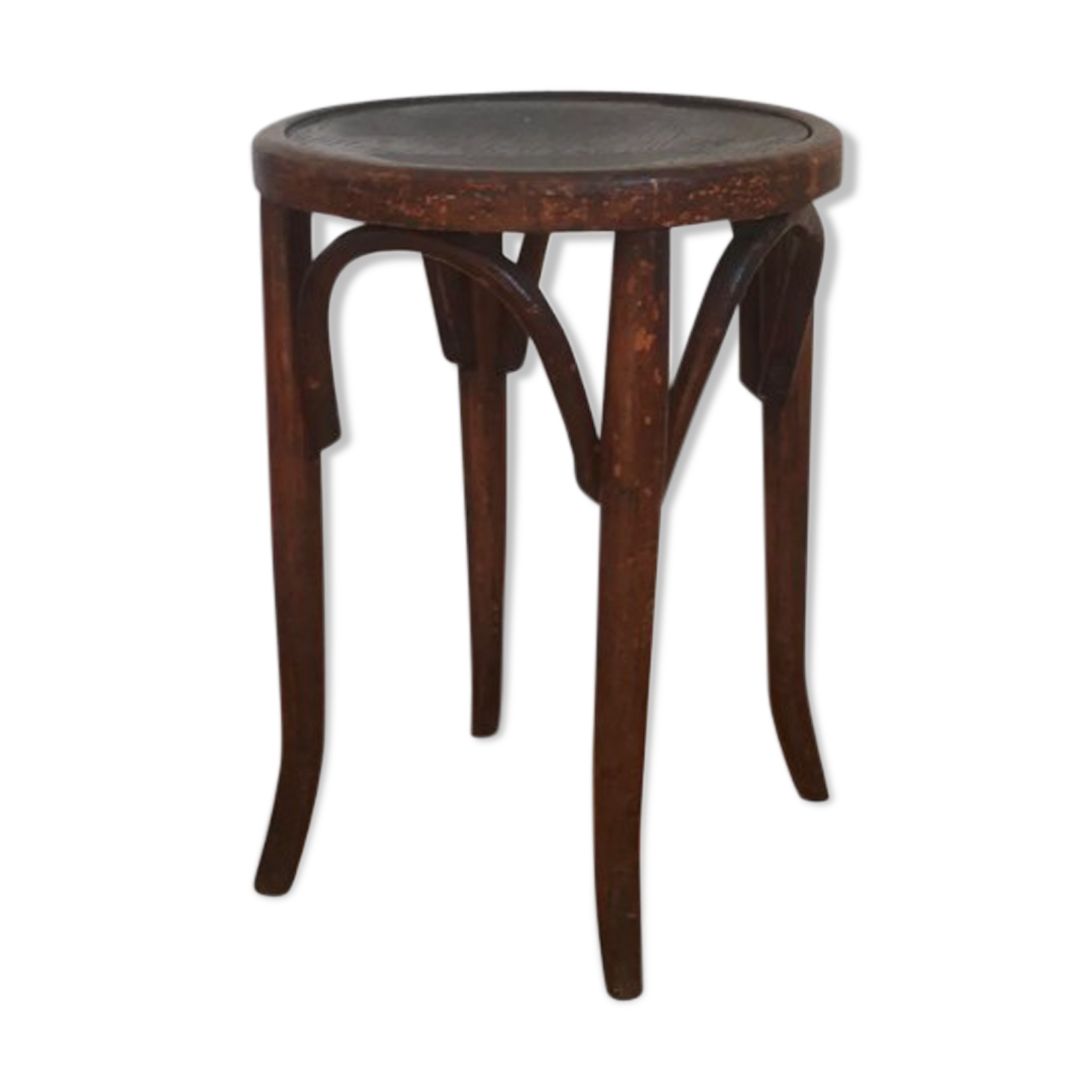 Baumann curved wooden stool
