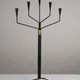 Floor Standing Candelabra with Black & Brass Details – by Gunnar Ander for Ystad-Metall – Sweden, 1960s