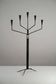 Floor Standing Candelabra with Black & Brass Details – by Gunnar Ander for Ystad-Metall – Sweden, 1960s