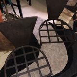 Ironwork chair set of two
