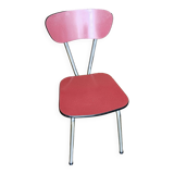 Vintage Formica chair 1950/60 red