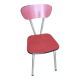 Vintage Formica chair 1950/60 red