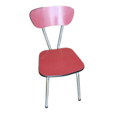 Vintage Formica chair 1950/60 red