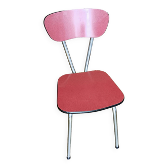 Vintage Formica chair 1950/60 red