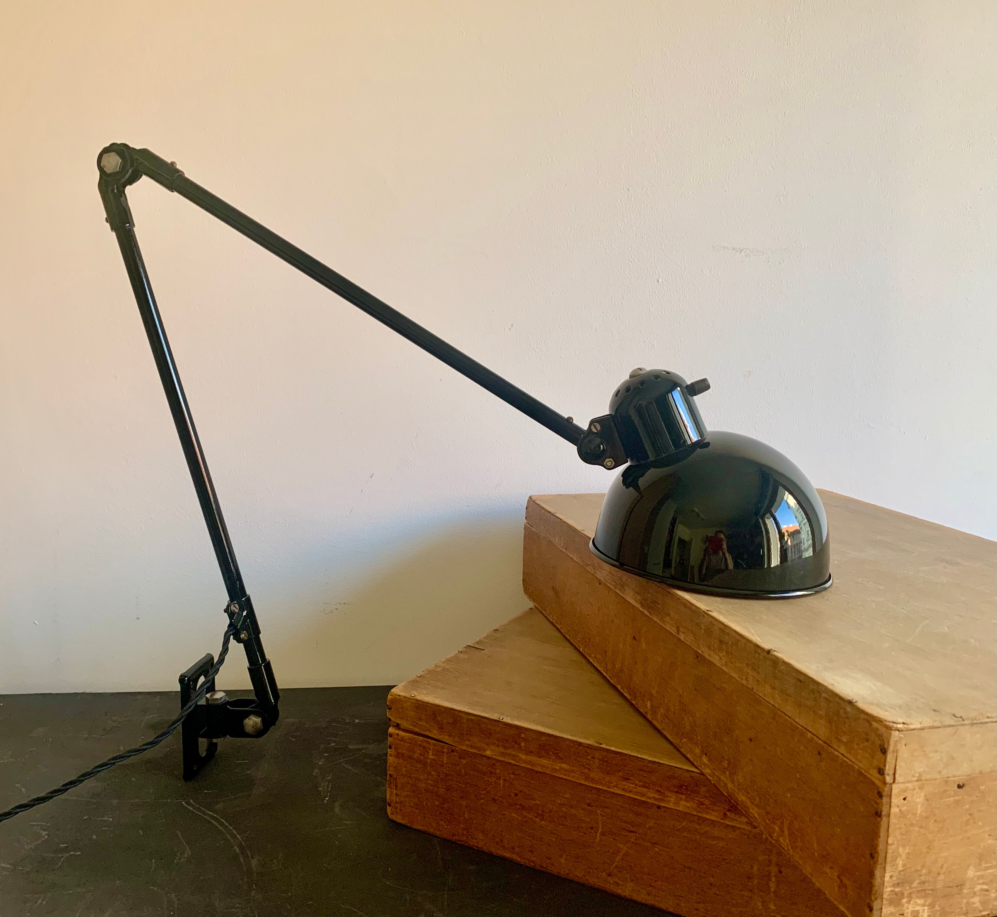 Wall Bauhaus Lamp, Germany, 1940s