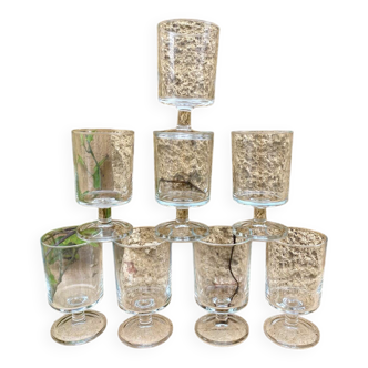 Vintage Luminarc Stemmed Glasses