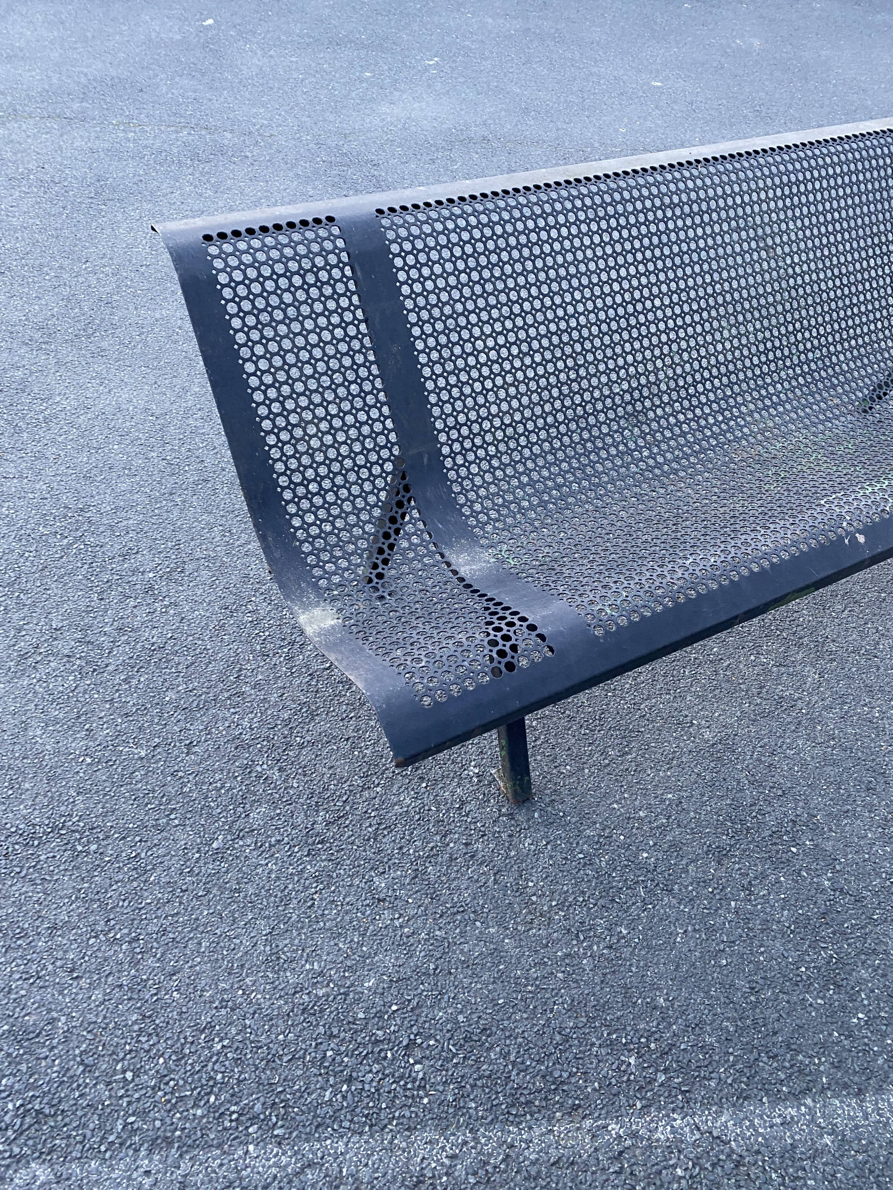 Public garden bench 1950