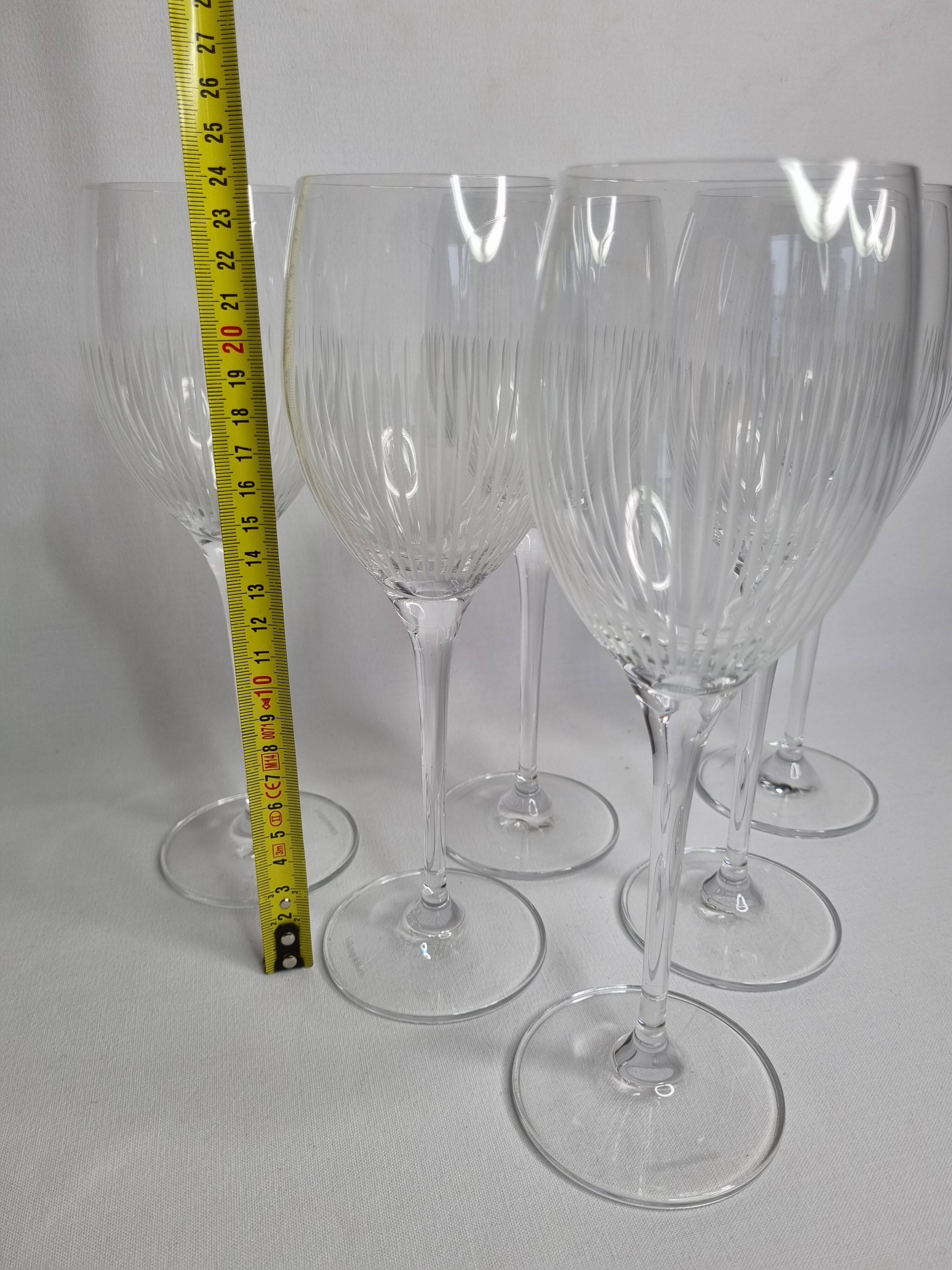 Verres à vin Villeroy et Boch en cristal, 24 cm