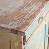 Ancienne commode bleu ciel (c.1920) #20