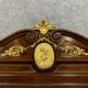 Lit corbeille Louis XVI en acajou estampillé L'Hoste & Bernel à Paris