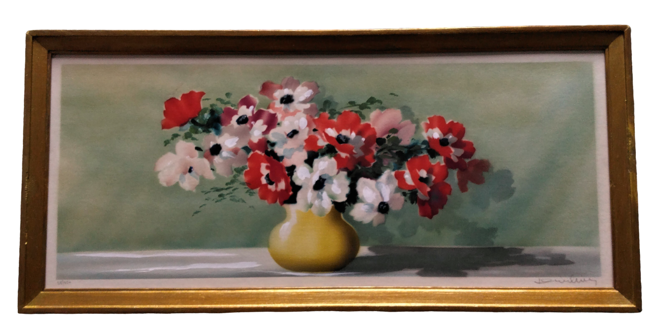 Painting bouquet of anemones