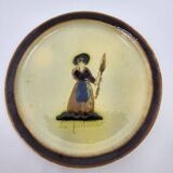 Service à dessert Atelier Cerenne Vallauris Santons de Provence France 1950