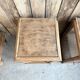 Pair of small Art Deco display cabinets in oak (renovated)