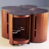 Modular coffee table model 0635, Dřevotvar Nová Paka, 1977