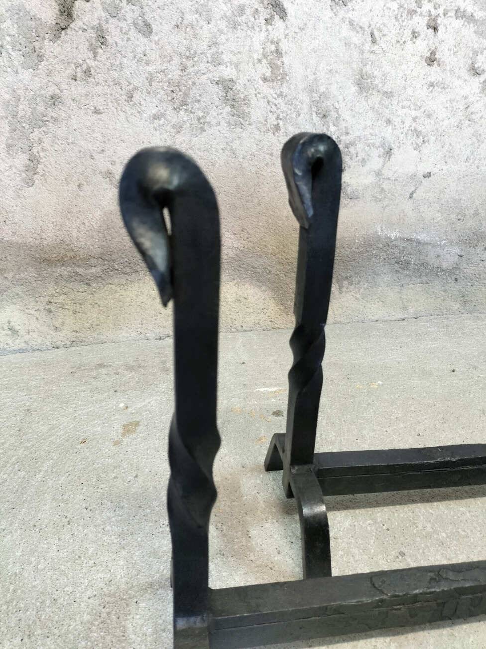 Pair of vintage andirons