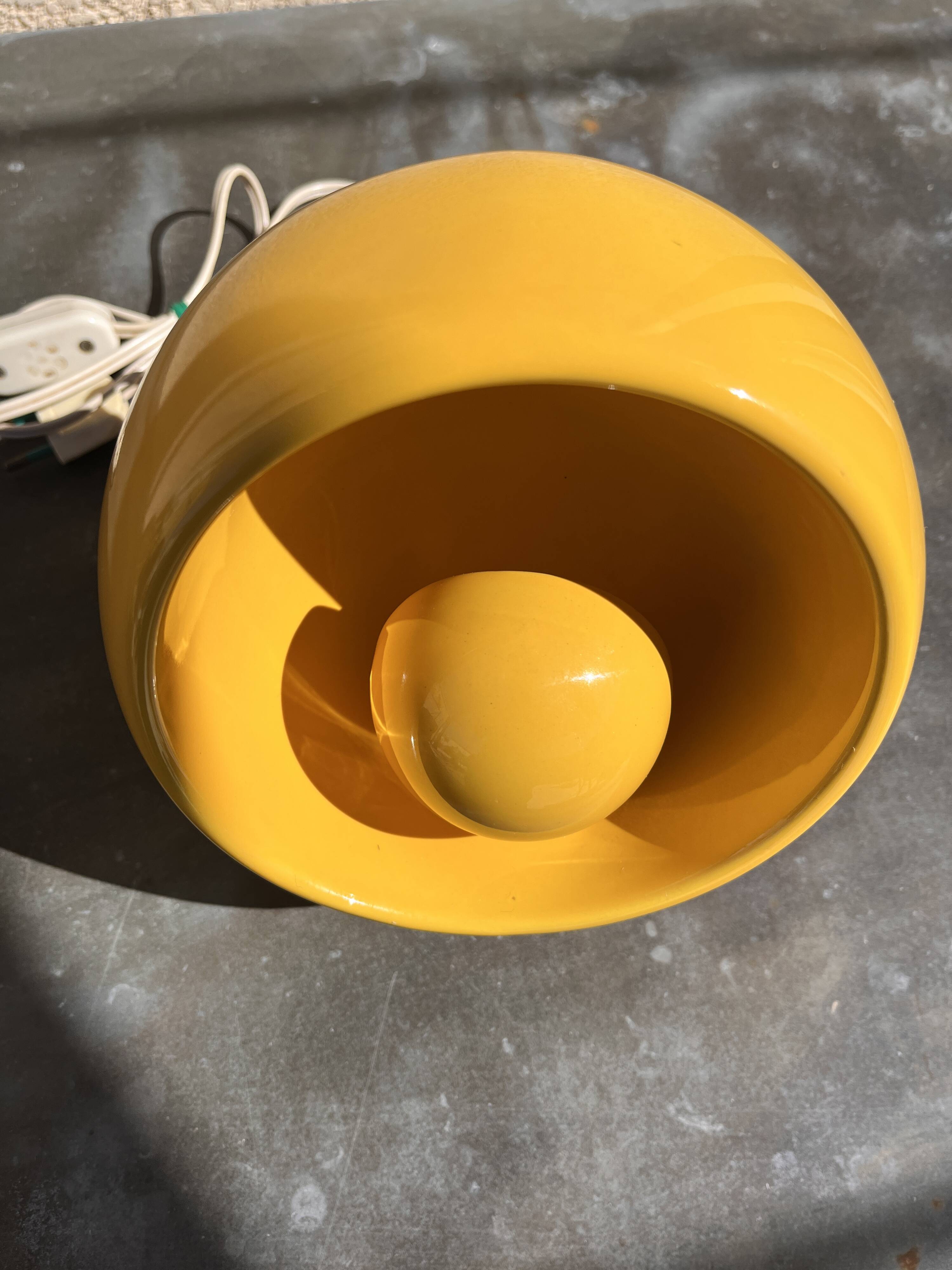 SC3 ceramic lamp designed by Marcello Cuneo, 1960.