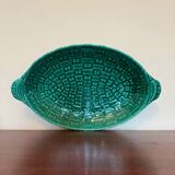 Digoin barbotine ceramic dish from the 50s