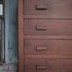 Commode vintage, commode bois reconstruction, meuble de rangement