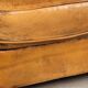 Vintage 20thc pair of dutch leather club chairs c.1980
