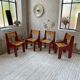 4 vintage Plywood chairs 80s