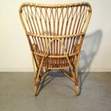 Wicker armchair