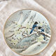 Lot 4 decorative plates porcelain Franklin mint FP Japan 1981