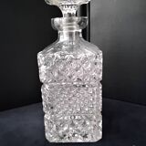 Crystal whiskey decanter Diamond tip decor