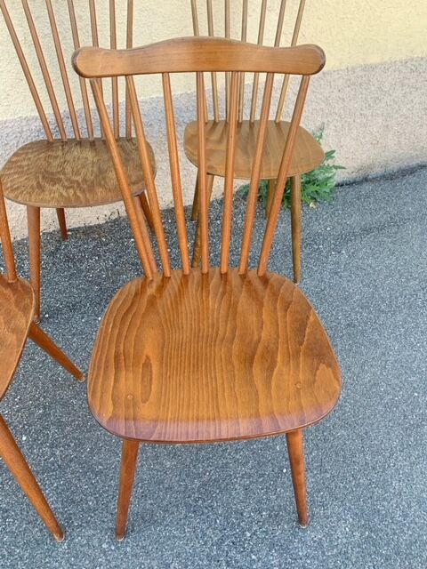 Series of 4 chairs Baumann Menuet