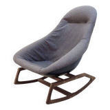 Fauteuil à bascule Gemini par Walter S. Chenery pour Lurashell, années 1960