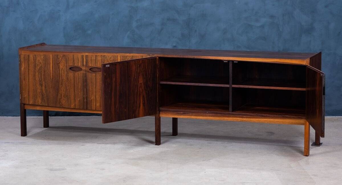 Mid-Century Credenza in Rosewood by Arne Hovmand-Olsen for Mogens Kold Møbelfabrik, Denmark, 1960s