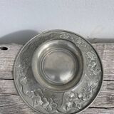 Signed metal salad bowl