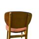 Pair of Scandinavian wood and leather chairs, Circa 1960