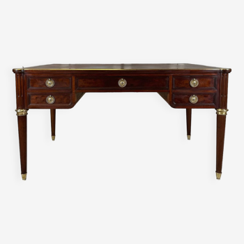 Louis XVI desk in mahogany