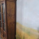 Small cherry and oak bookcase from the 19th century