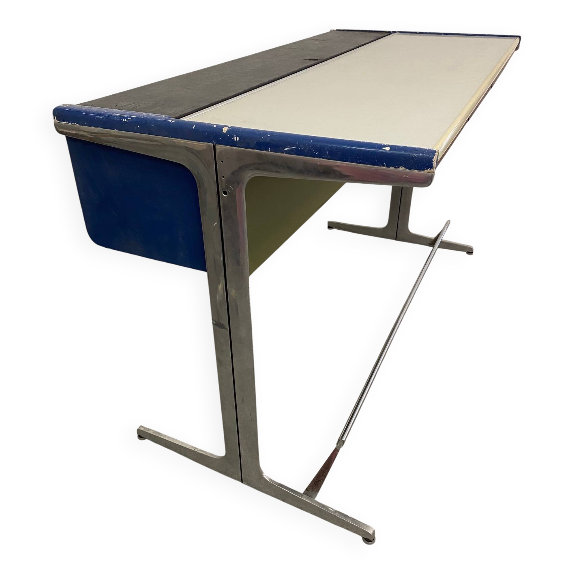 George Nelson Action Office architect's desk + Perch stool