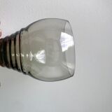 Set of 9 art deco liqueur glasses in smoked glass 30-40s