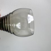 Set of 9 art deco liqueur glasses in smoked glass 30-40s